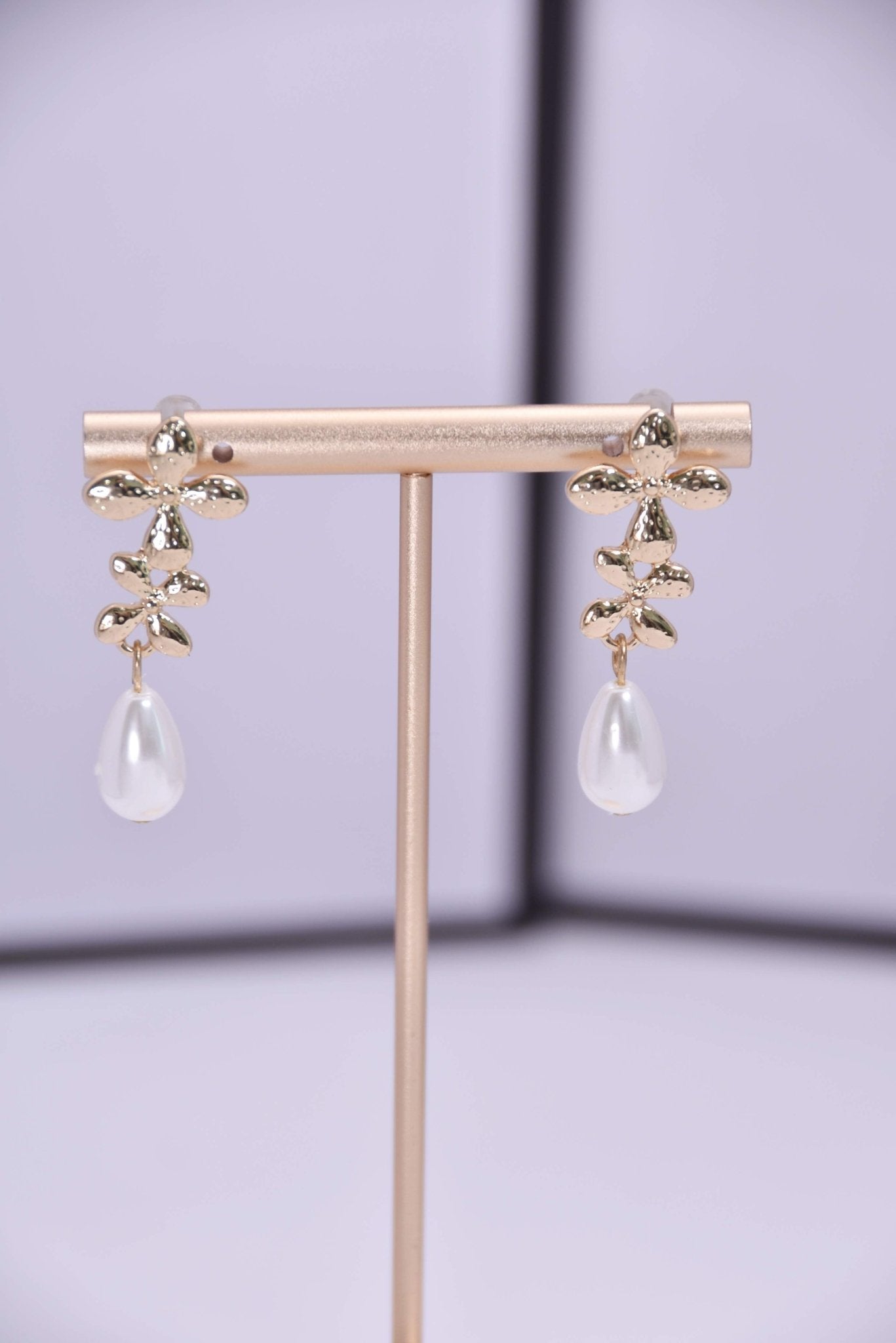 Vintage Pearl Drop Earrings - Spark Blossom Jewelry